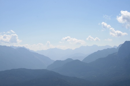 Panoramablick vom Wank Richtung Karwendel