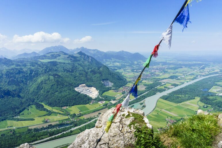 Inntalblick vom Kranzhorn-Gipfel