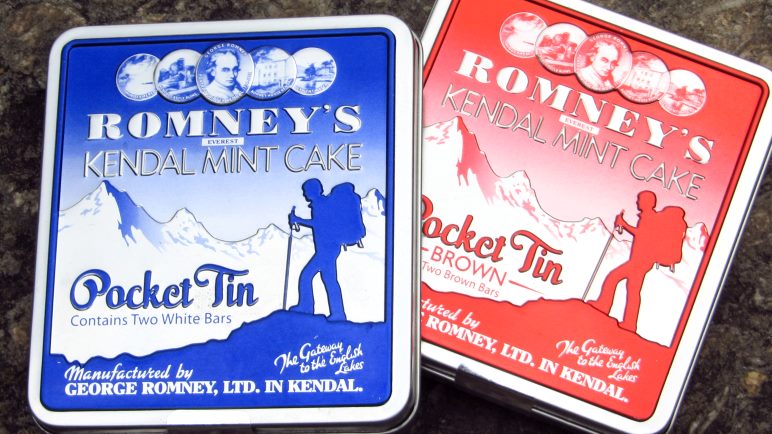 Romney's Mint Cake, mit dem Everest Schriftzug