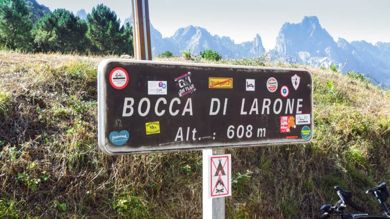 Die Bocca di Larone auf 608 Metern Höhe