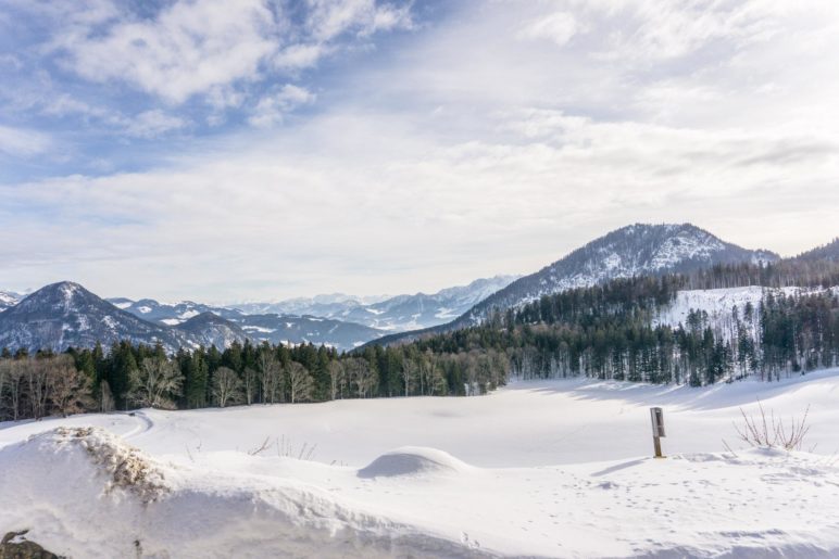 Schöner Bergblick vom Berggasthof Hohe Asten