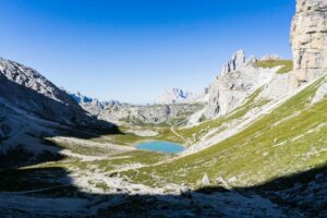 Blcik zurück auf den kleinen Lago di Cengia