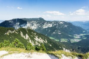 Blick vom Karkopf zum Untersberg